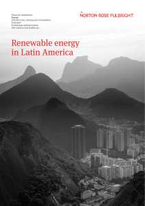 Renewable energy in Latin America