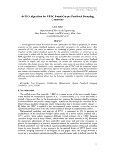 Θ-PSO Algorithm for UPFC Based Output Feedback Damping