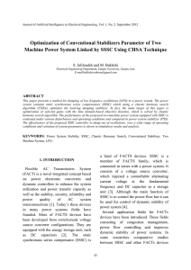 Optimization of Conventional Stabilizers Parameter of Two Machine