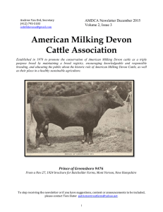 December 2015 - American Milking Devon