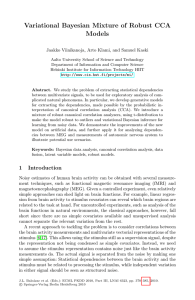 Variational Bayesian Mixture of Robust CCA Models