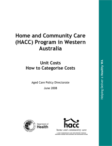 how to categorise costs