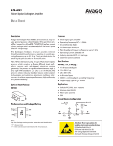 ADA-4643 - Avago Technologies