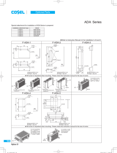 ADA Series - COSEL Co., Ltd.