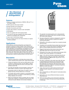 Dry Chemical Hand Portable Extinguishers - Pyro-Chem