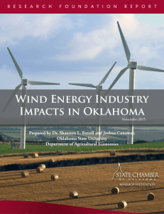 Wind Energy Industry Impacts in Oklahoma