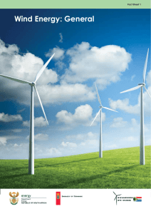 Wind Energy: General