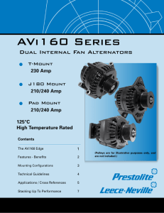AVi160 Series - Prestolite Electric