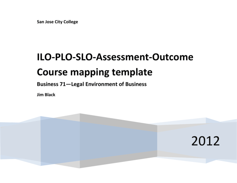 ilo-plo-slo-assessment-outcome-course-mapping-template