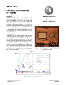 AND9140 - Thermal Calculations for IGBTs