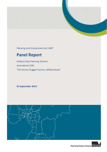 Panel Report - Hobsons Bay City Council