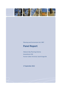 Panel Report - Department of Primary Industries and Department of