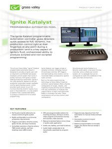 Ignite Katalyst Programmable Automation Panel - AV-iQ