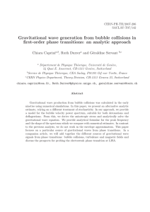 Gravitational wave generation from bubble collisions in first