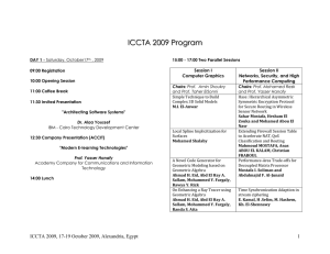 ICCTA 2009 Program