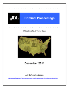 Criminal Proceedings - Anti