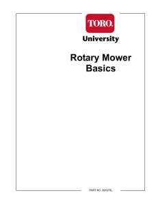 Rotary Mower Basics