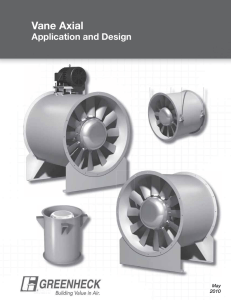 Vane Axial Application And Design