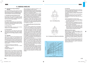 14. BEARING HANDLING