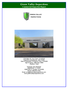 Green Valley Inspections - Commercial Building Inspections