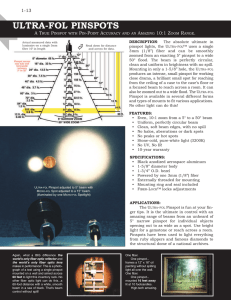 Pinspot Luminaire pdf
