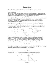 Lab 4 Capacitors