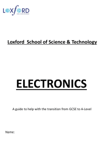 electronics - Loxford | School