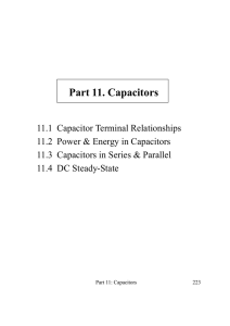 Part 11. Capacitors