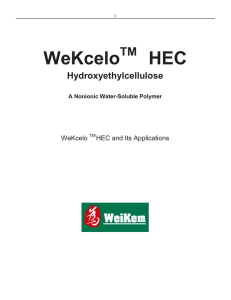 WeKcelo HEC Properties