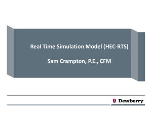 Real Time Simulation Model (HEC