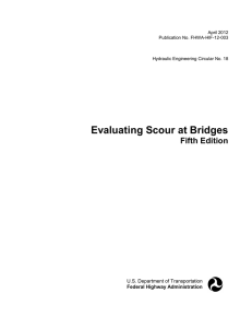 HEC 18 Evaluating Scour at Bridges fifth edition