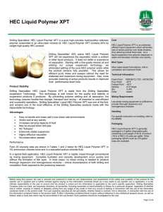 HEC Liquid Polymer XPT