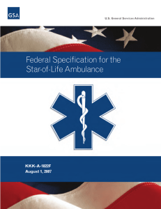Federal Specification for the Star-of-Life Ambulance
