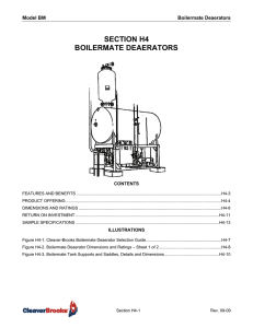 Boilermate Deaerator Boiler Book - Cleaver