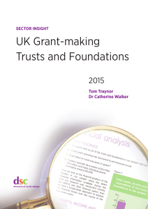 Sector Insight: UK Grant-making Trusts and Foundations