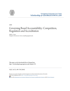 Governing Board Accountability