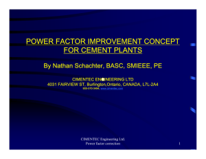 power factor improvement using synchronous motors
