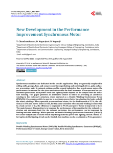New Development in the Performance Improvement Synchronous