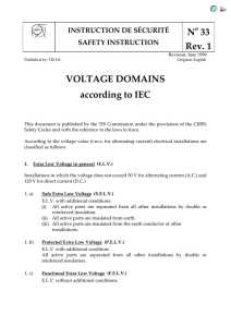 N 33 Rev. 1 VOLTAGE DOMAINS according to IEC