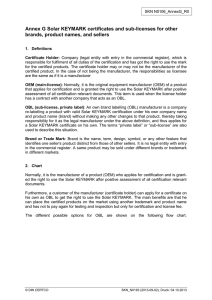 Annex G Solar KEYMARK certificates and sub