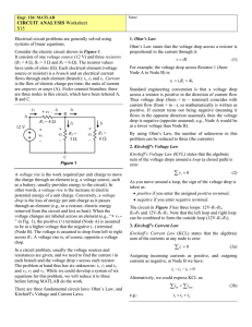 Circuit (Mesh) Analysis