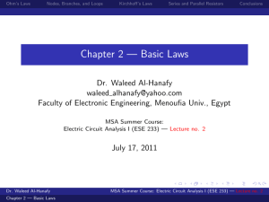 Chapter 2 — Basic Laws