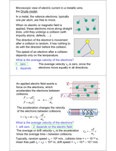 In a metal, the valence electrons, typically one per atom