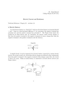 Dr. Alain Brizard College Physics II (PY 211) Electric