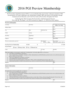Preview Membership Form