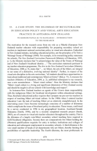 of biculturalism in education policy and visual