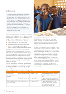 Education - World Vision UK