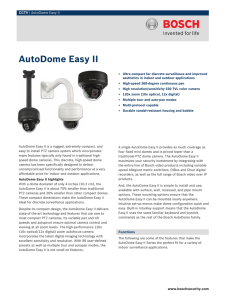 AutoDome Easy II - SERVINTERN | Biztonságtechnikai Kft.
