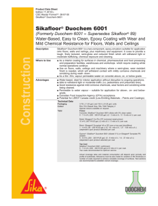 Sikafloor® Duochem 6001