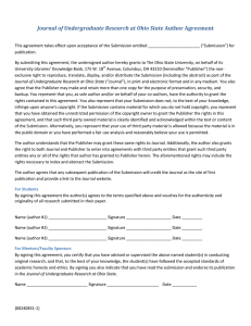 Author Agreement (Knowldege Bank